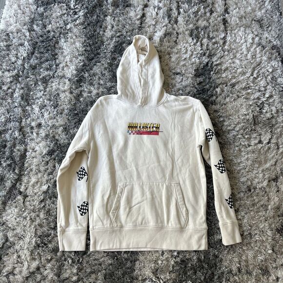 Men's‎ Hollister Long Sleeve 1999 Los Angeles Racing Hoodie Size Medium M NASCAR - Picture 4 of 6